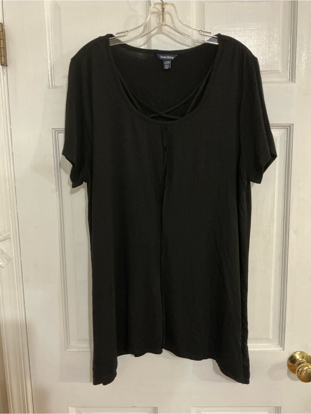 TERRE BLEUE  SHORT SLEEVE TUNIC -   XL